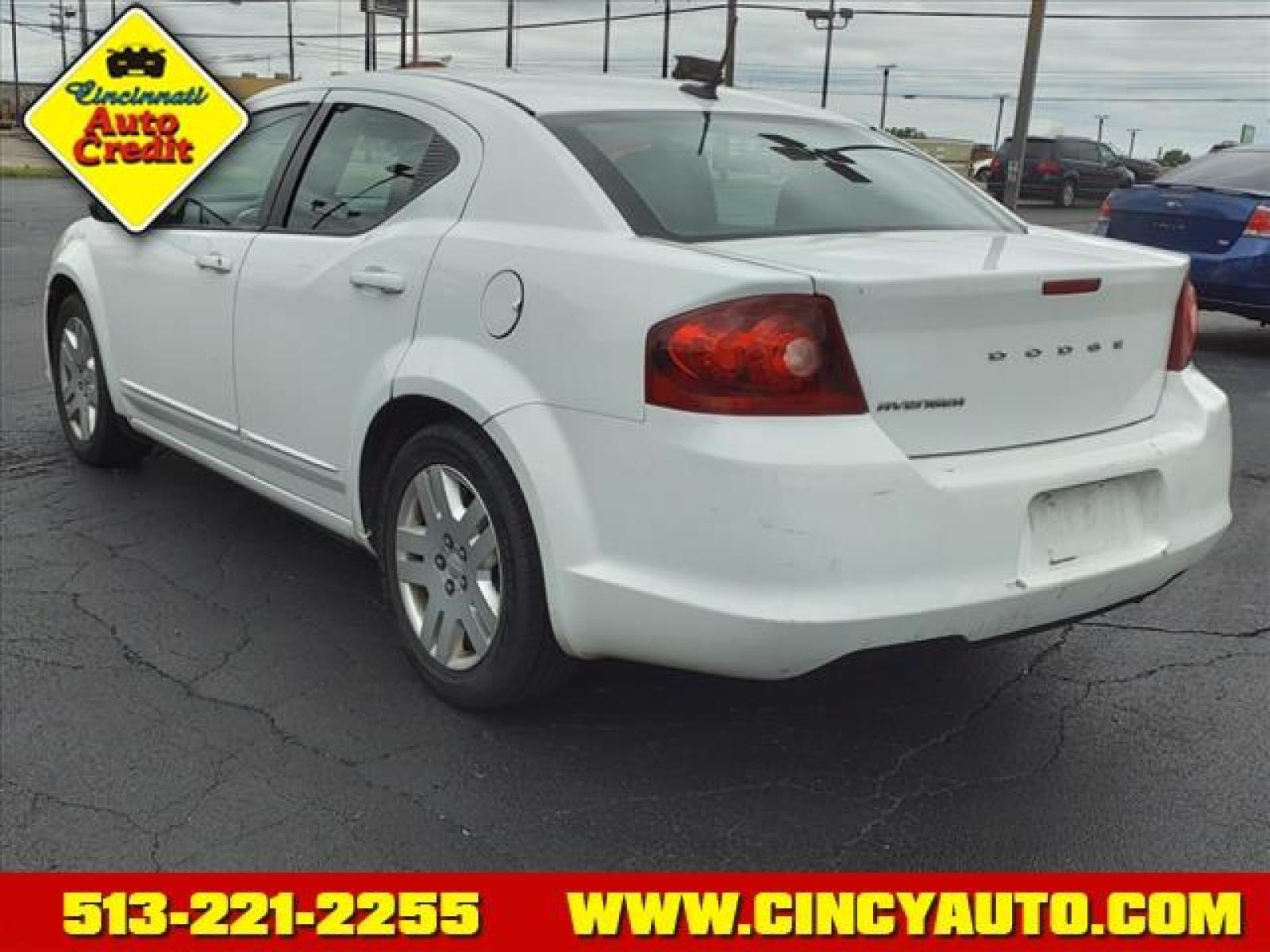 2012 Bright White Clear Coat Dodge Avenger SE (1C3CDZAB6CN) with an 2.4L 2.4L I4 173hp 166ft. lbs. Sequential Multiport Fuel Injection engine, 4-Speed Automatic transmission, located at 5489 Dixie Highway, Fairfield, OH, 45014, (513) 221-2255, 39.333084, -84.523834 - Photo #2