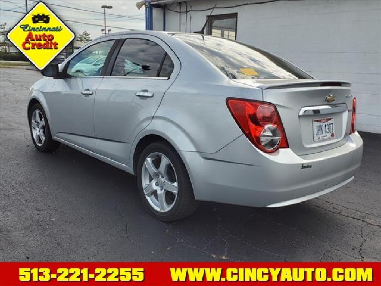 2013 Silver Ice Metallic Chevrolet Sonic LTZ Auto (1G1JE5SB0D4) with an 1.4L Ecotec 1.4L Turbo I4 138h Sequential Multiport Fuel Injection engine, 6-Speed Shiftable Automatic transmission, located at 5489 Dixie Highway, Fairfield, OH, 45014, (513) 221-2255, 39.333084, -84.523834 - Photo #2