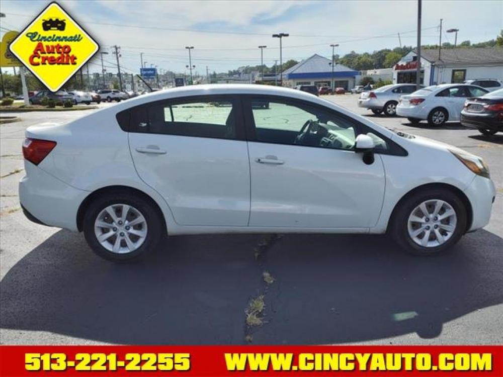 2013 Clear White Kia Rio LX (KNADM4A34D6) with an 1.6L 1.6L I4 138hp 123ft. lbs. Direct Injection engine, 6-Speed Shiftable Automatic transmission, located at 5489 Dixie Highway, Fairfield, OH, 45014, (513) 221-2255, 39.333084, -84.523834 - Photo #0