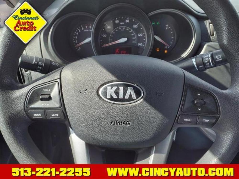 2013 Clear White Kia Rio LX (KNADM4A34D6) with an 1.6L 1.6L I4 138hp 123ft. lbs. Direct Injection engine, 6-Speed Shiftable Automatic transmission, located at 5489 Dixie Highway, Fairfield, OH, 45014, (513) 221-2255, 39.333084, -84.523834 - Photo #5
