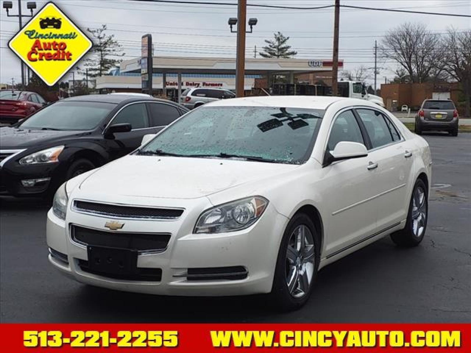 2012 White Diamond Tricoat Chevrolet Malibu LT (1G1ZC5E00CF) with an 2.4L Ecotec 2.4L I4 169hp 160f Sequential Multiport Fuel Injection engine, 6-Speed Shiftable Automatic transmission, located at 5489 Dixie Highway, Fairfield, OH, 45014, (513) 221-2255, 39.333084, -84.523834 - Photo #0
