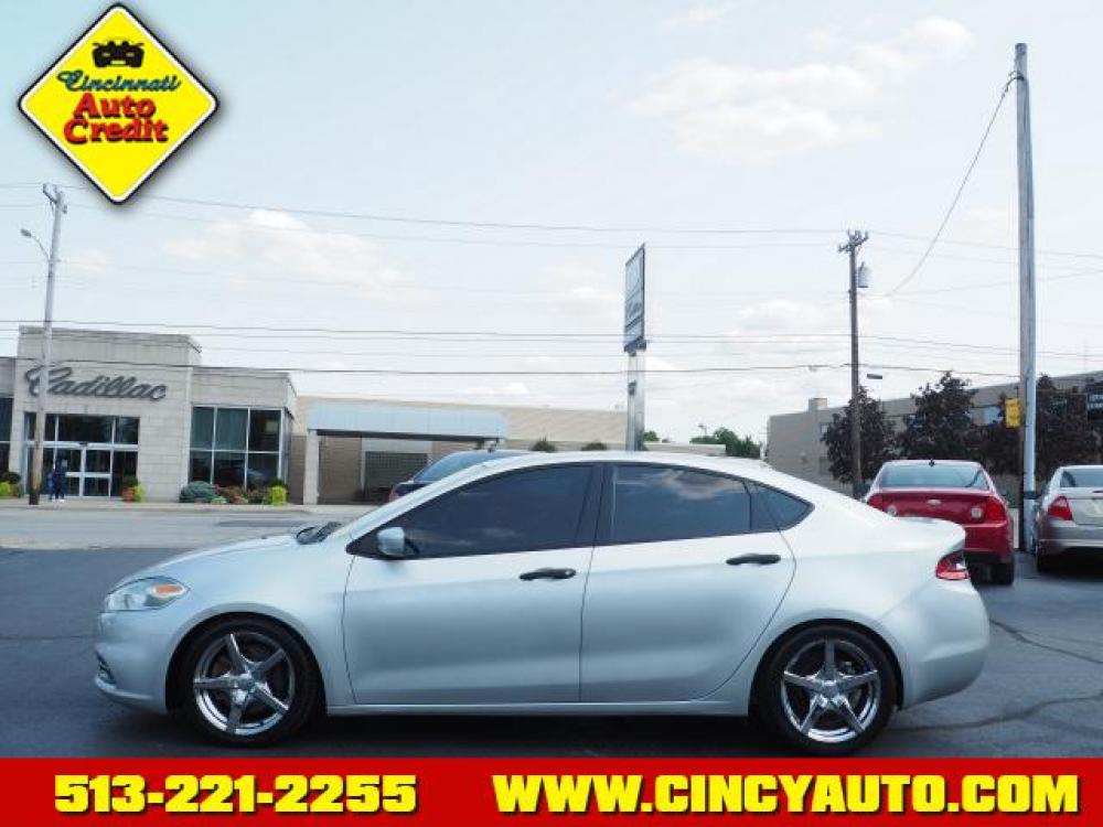 2013 Bright Silver Metallic Clear Coat Dodge Dart SE (1C3CDFAA1DD) with an 2.0 4 Cylinder Fuel Injected engine, Automatic transmission, located at 2813 Gilbert Avenue, Cincinnati, OH, 45206, (513) 221-2255, 39.130219, -84.489189 - Photo #1