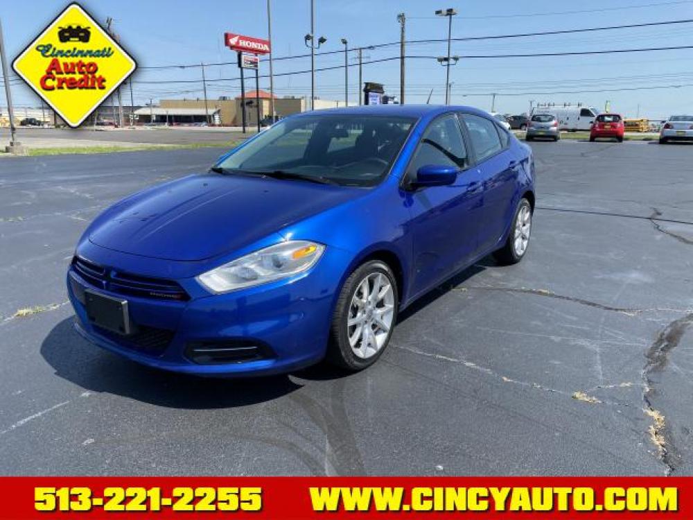 2013 Blue Streak Pearl Coat Dodge Dart Rallye (1C3CDFBA5DD) with an 2.0 4 Cylinder Sequential Multiport Fuel Injection engine, Automatic transmission, located at 5489 Dixie Highway, Fairfield, OH, 45014, (513) 221-2255, 39.333084, -84.523834 - Photo #0