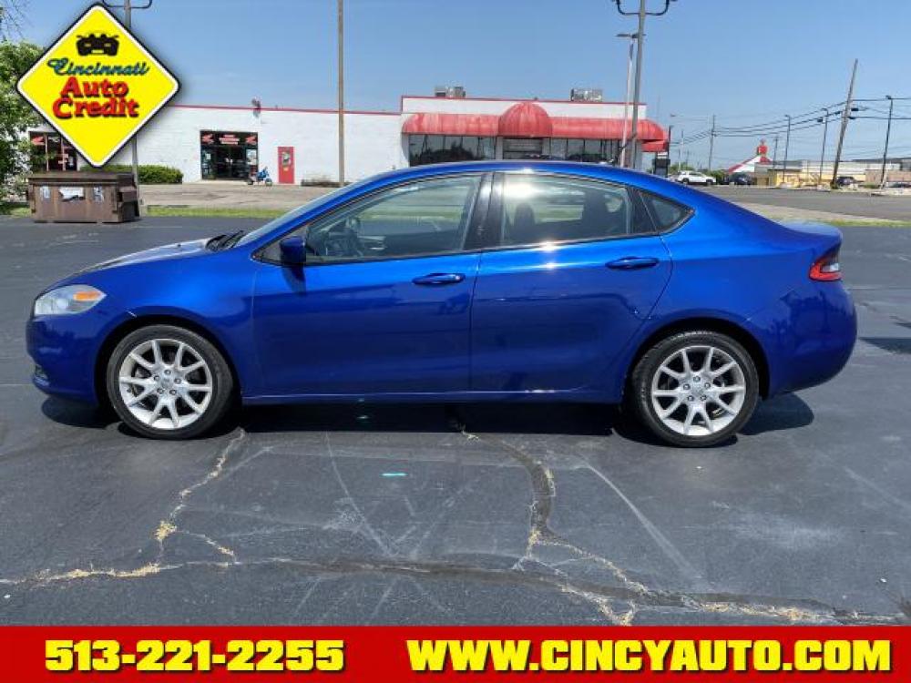 2013 Blue Streak Pearl Coat Dodge Dart Rallye (1C3CDFBA5DD) with an 2.0 4 Cylinder Sequential Multiport Fuel Injection engine, Automatic transmission, located at 5489 Dixie Highway, Fairfield, OH, 45014, (513) 221-2255, 39.333084, -84.523834 - Photo #1