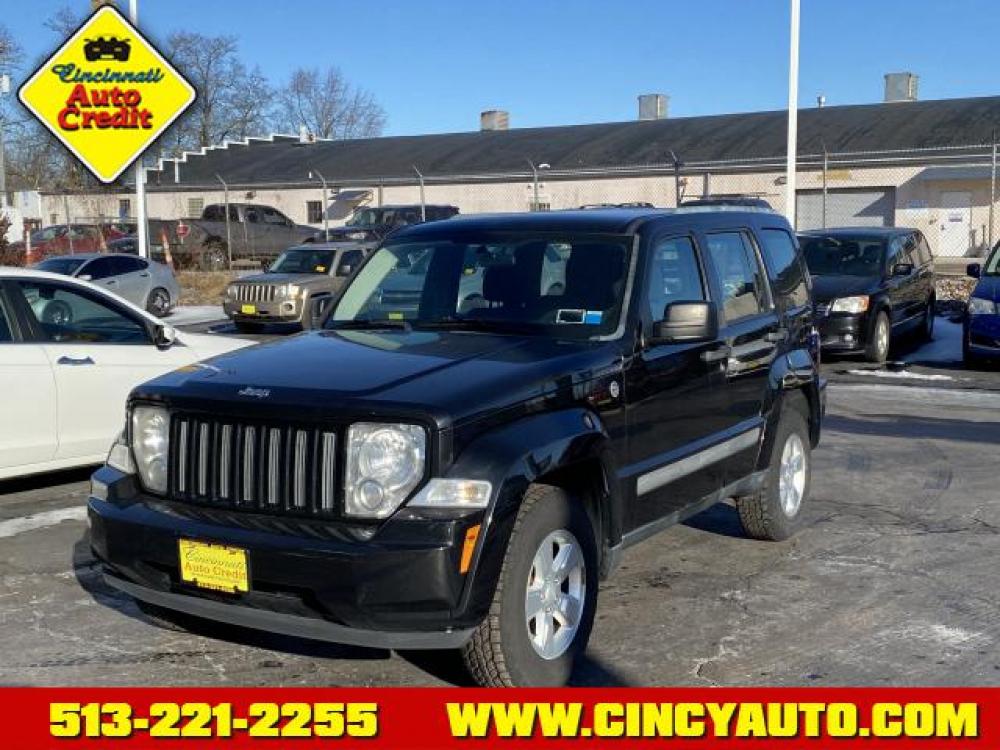2012 Brilliant Black Crystal Pearl Coat Jeep Liberty Sport (1C4PJMAK8CW) with an 3.7 6 Cylinder Sequential Multiport Fuel Injection engine, Automatic transmission, located at 2813 Gilbert Avenue, Cincinnati, OH, 45206, (513) 221-2255, 39.130219, -84.489189 - Photo #0