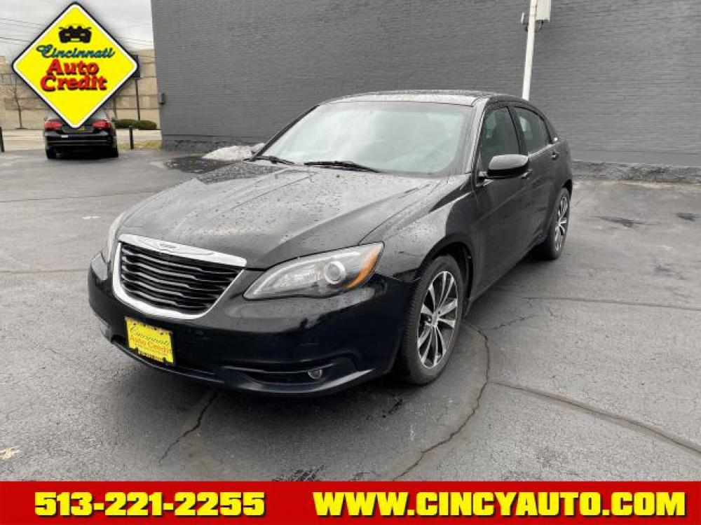 2013 Black Clear Coat Chrysler 200 Touring (1C3CCBBG1DN) with an 3.6 6 Cylinder Sequential Multiport Fuel Injection engine, Automatic transmission, located at 5489 Dixie Highway, Fairfield, OH, 45014, (513) 221-2255, 39.333084, -84.523834 - Photo #0