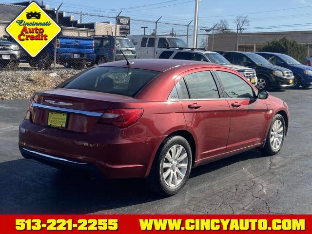 2014 Deep Cherry Red Crystal Pearl Coat Chrysler 200 Touring (1C3CCBBB1EN) with an 2.4 4 Cylinder Sequential Multiport Fuel Injection engine, Automatic transmission, located at 2813 Gilbert Avenue, Cincinnati, OH, 45206, (513) 221-2255, 39.130219, -84.489189 - Photo #2