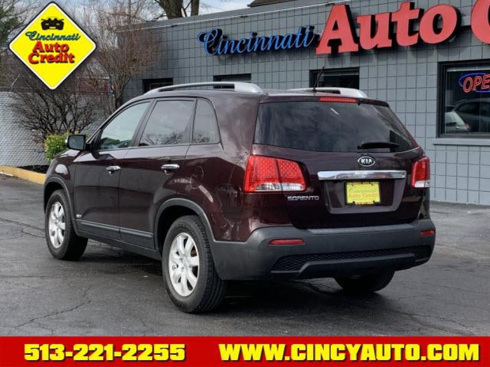 2012 Dark Cherry Kia Sorento LX (5XYKTDA26CG) with an 3.5 6 Cylinder Fuel Injected engine, Automatic transmission, located at 2813 Gilbert Avenue, Cincinnati, OH, 45206, (513) 221-2255, 39.130219, -84.489189 - Photo #2