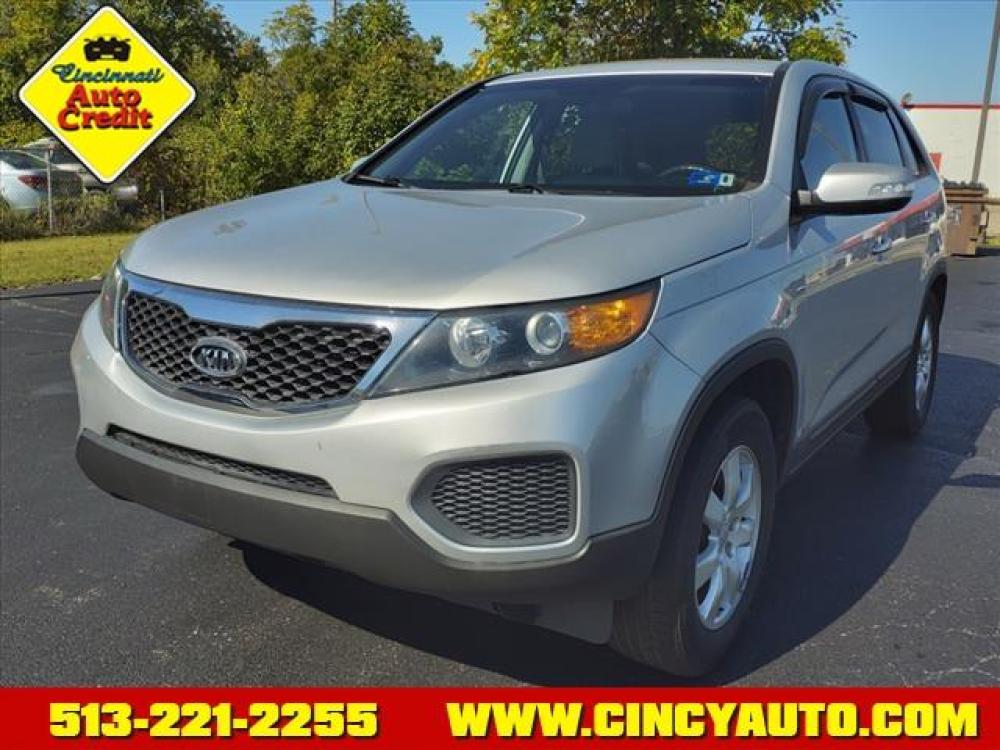 2012 Bright Silver Kia Sorento LX (5XYKTCA60CG) with an 2.4 4 Cylinder Direct Injection engine, Automatic transmission, located at 5489 Dixie Highway, Fairfield, OH, 45014, (513) 221-2255, 39.333084, -84.523834 - Photo #0
