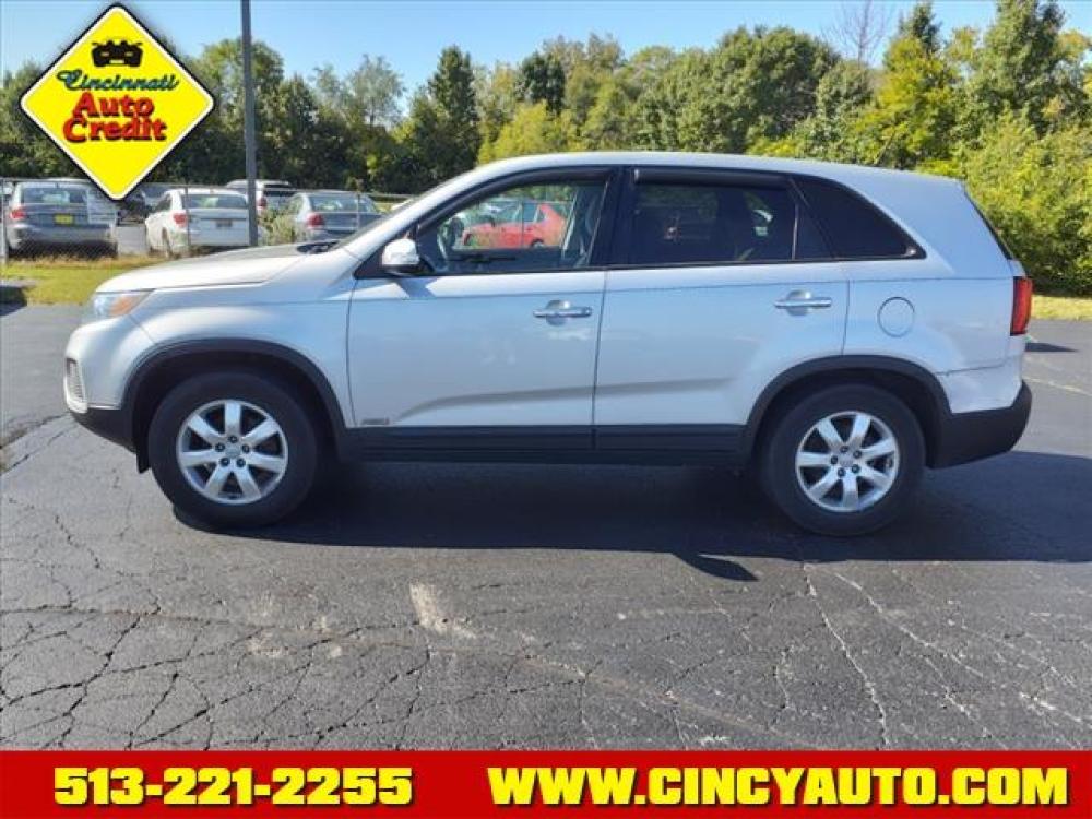 2012 Bright Silver Kia Sorento LX (5XYKTCA60CG) with an 2.4 4 Cylinder Direct Injection engine, Automatic transmission, located at 5489 Dixie Highway, Fairfield, OH, 45014, (513) 221-2255, 39.333084, -84.523834 - Photo #1