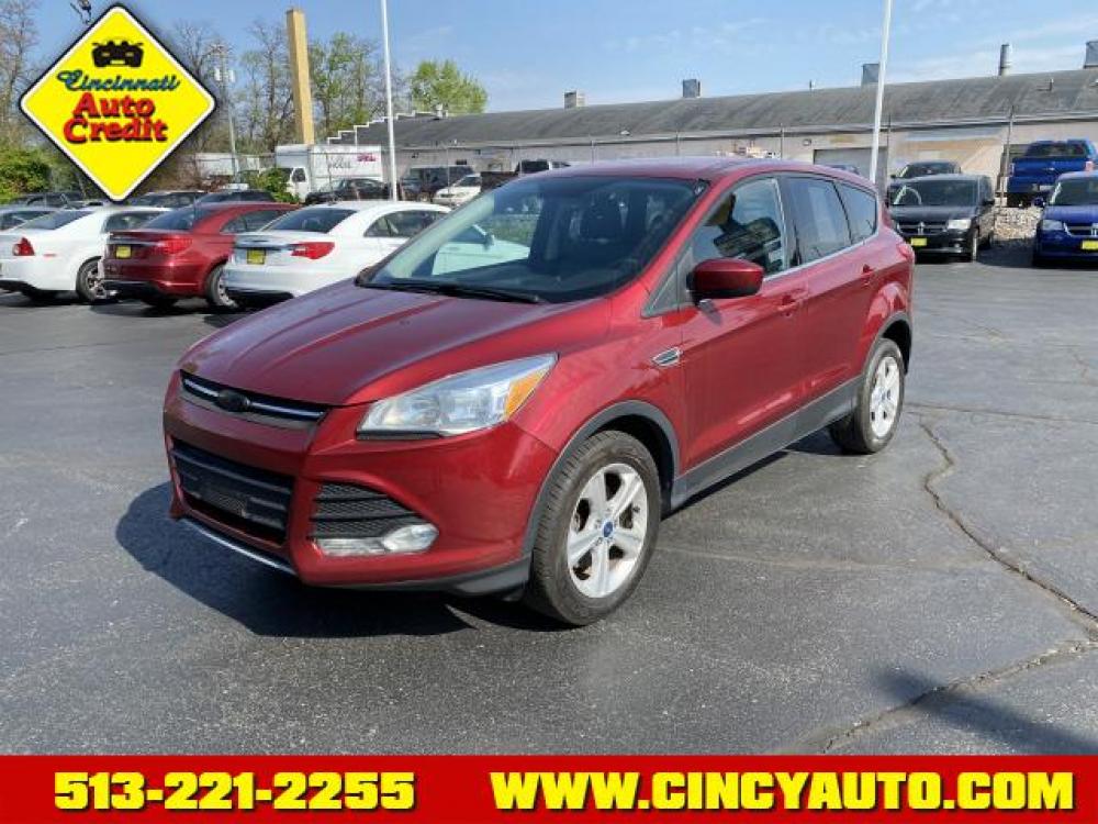 2013 Ruby Red Metallic Tinted Clear Coat Ford Escape SE (1FMCU0GX9DU) with an 1.6 4 Cylinder Direct Injection engine, Automatic transmission, located at 2813 Gilbert Avenue, Cincinnati, OH, 45206, (513) 221-2255, 39.130219, -84.489189 - Photo #0
