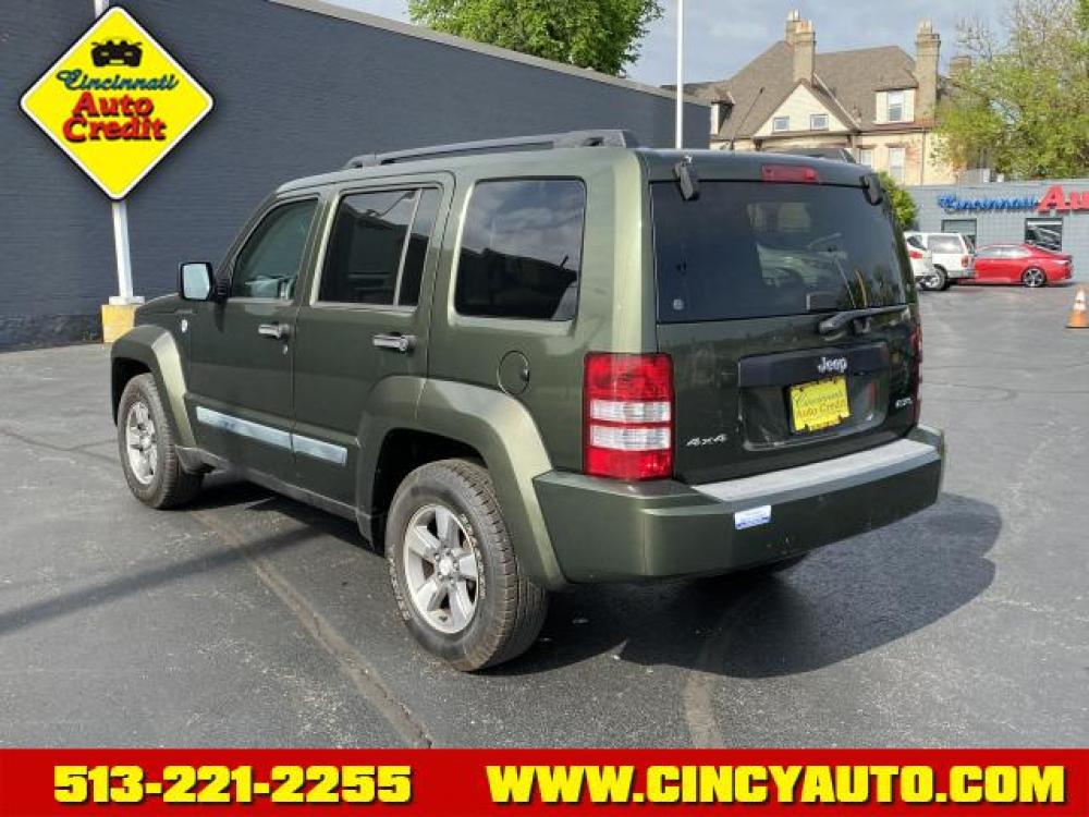 2008 Jeep Green Metallic Clear Coat Jeep Liberty Sport (1J8GN28K28W) with an 3.7 6 Cylinder Sequential Multiport Fuel Injection engine, Automatic transmission, located at 2813 Gilbert Avenue, Cincinnati, OH, 45206, (513) 221-2255, 39.130219, -84.489189 - Photo #2