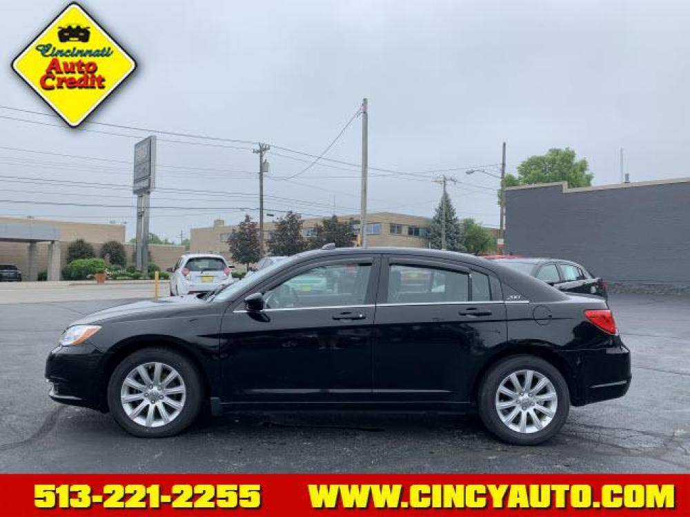 2012 Black Clear Coat Chrysler 200 Touring (1C3CCBBG2CN) with an 3.6 6 Cylinder Sequential Multiport Fuel Injection engine, Automatic transmission, located at 2813 Gilbert Avenue, Cincinnati, OH, 45206, (513) 221-2255, 39.130219, -84.489189 - Photo #1