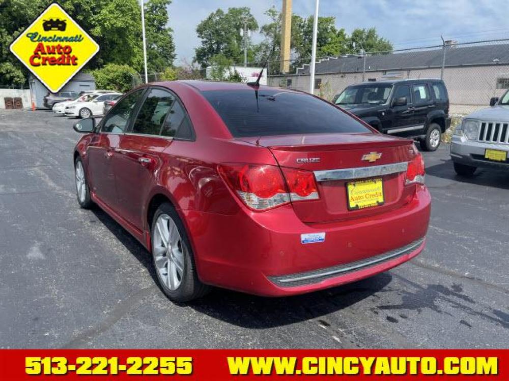 2012 Crystal Red Tintcoat Chevrolet Cruze LTZ (1G1PH5SC1C7) with an 1.4L 4 Cylinder Fuel Injected engine, Automatic transmission, located at 2813 Gilbert Avenue, Cincinnati, OH, 45206, (513) 221-2255, 39.130219, -84.489189 - Photo #2