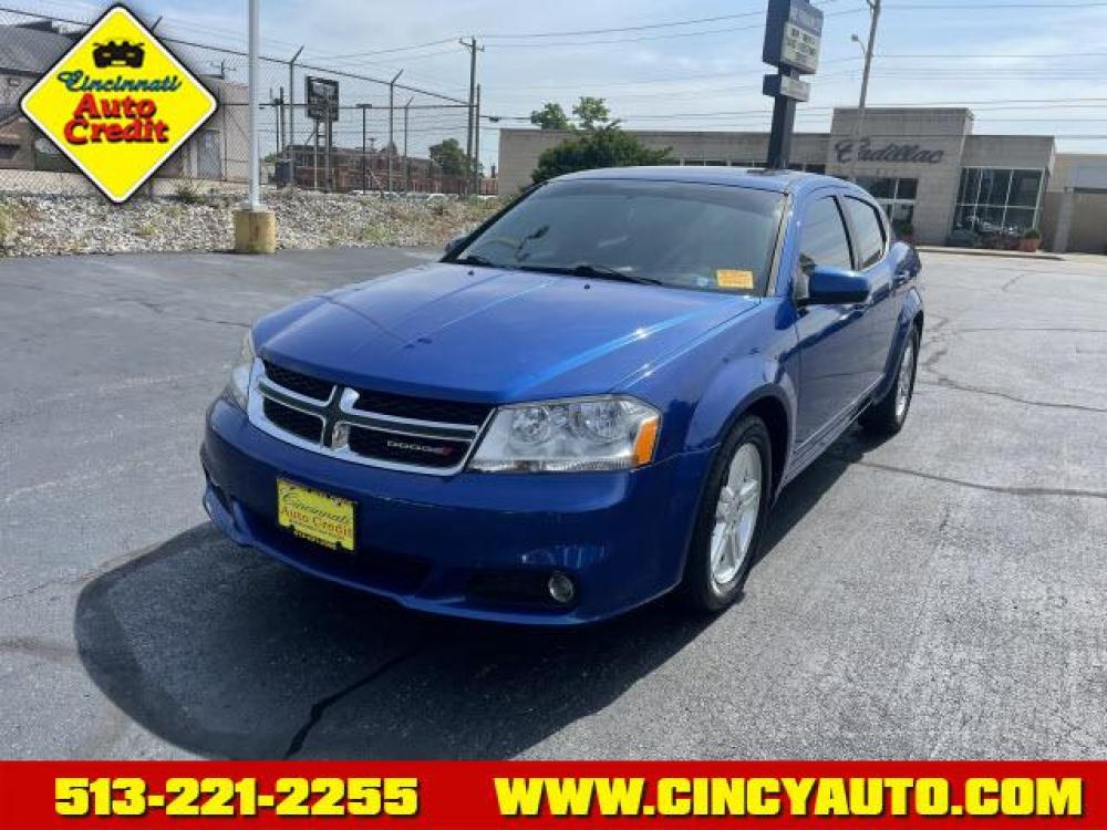 2013 Blue Streak Pearl Coat Dodge Avenger SXT (1C3CDZCG4DN) with an 3.6L 4 Cylinder Fuel Injected engine, Automatic transmission, located at 2813 Gilbert Avenue, Cincinnati, OH, 45206, (513) 221-2255, 39.130219, -84.489189 - Photo #0