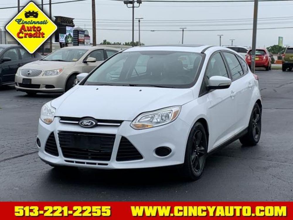 2014 Oxford White Ford Focus SE (1FADP3K24EL) with an 2.0 4 Cylinder Fuel Injected engine, Automatic transmission, located at 5489 Dixie Highway, Fairfield, OH, 45014, (513) 221-2255, 39.333084, -84.523834 - Photo #0