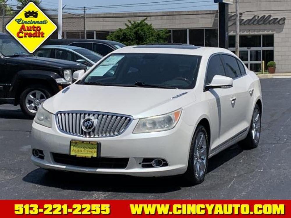 2011 Summit White Buick LaCrosse CXS (1G4GE5ED1BF) with an 3.6 6 Cylinder Fuel Injected engine, Automatic transmission, located at 2813 Gilbert Avenue, Cincinnati, OH, 45206, (513) 221-2255, 39.130219, -84.489189 - Photo #0