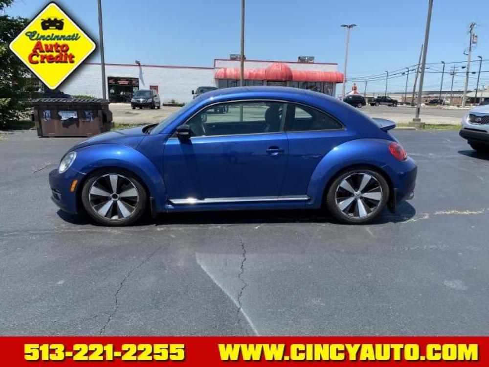 2012 Reef Blue Metallic Volkswagen Beetle Turbo PZEV (3VWVA7AT0CM) with an 2.0 4 Cylinder Direct Injection engine, Automatic transmission, located at 5489 Dixie Highway, Fairfield, OH, 45014, (513) 221-2255, 39.333084, -84.523834 - Photo #1