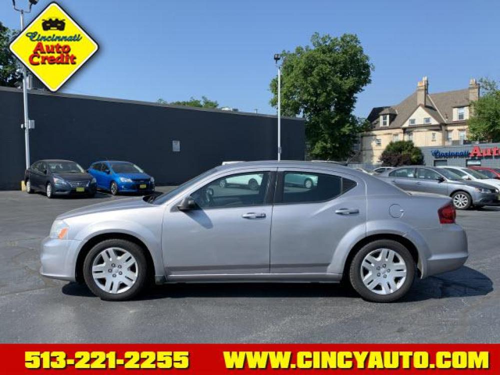 2013 Billet Silver Metallic Clear Coat Dodge Avenger SE (1C3CDZAB0DN) with an 2.4 4 Cylinder Sequential Multiport Fuel Injection engine, Automatic transmission, located at 2813 Gilbert Avenue, Cincinnati, OH, 45206, (513) 221-2255, 39.130219, -84.489189 - Photo #1