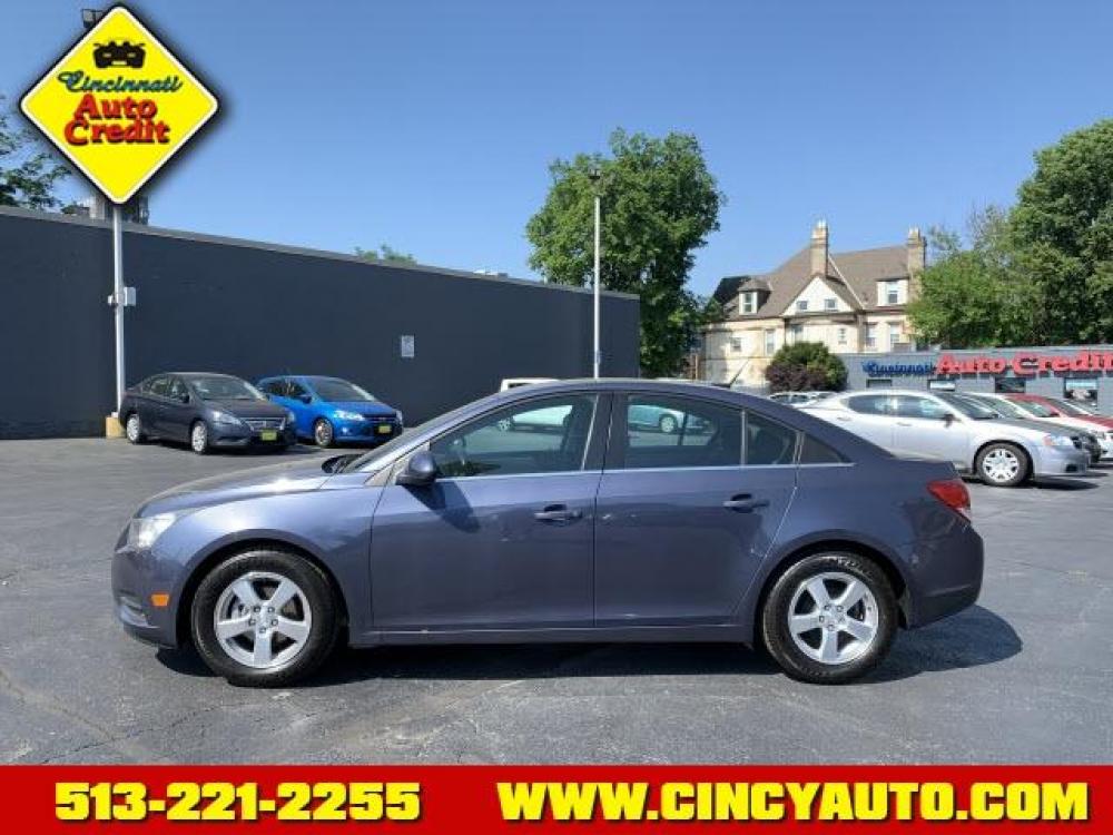 2014 Atlantis Blue Metallic Chevrolet Cruze 1LT Auto (1G1PC5SB9E7) with an 1.4 4 Cylinder Sequential Multiport Fuel Injection engine, Automatic transmission, located at 2813 Gilbert Avenue, Cincinnati, OH, 45206, (513) 221-2255, 39.130219, -84.489189 - Photo #1