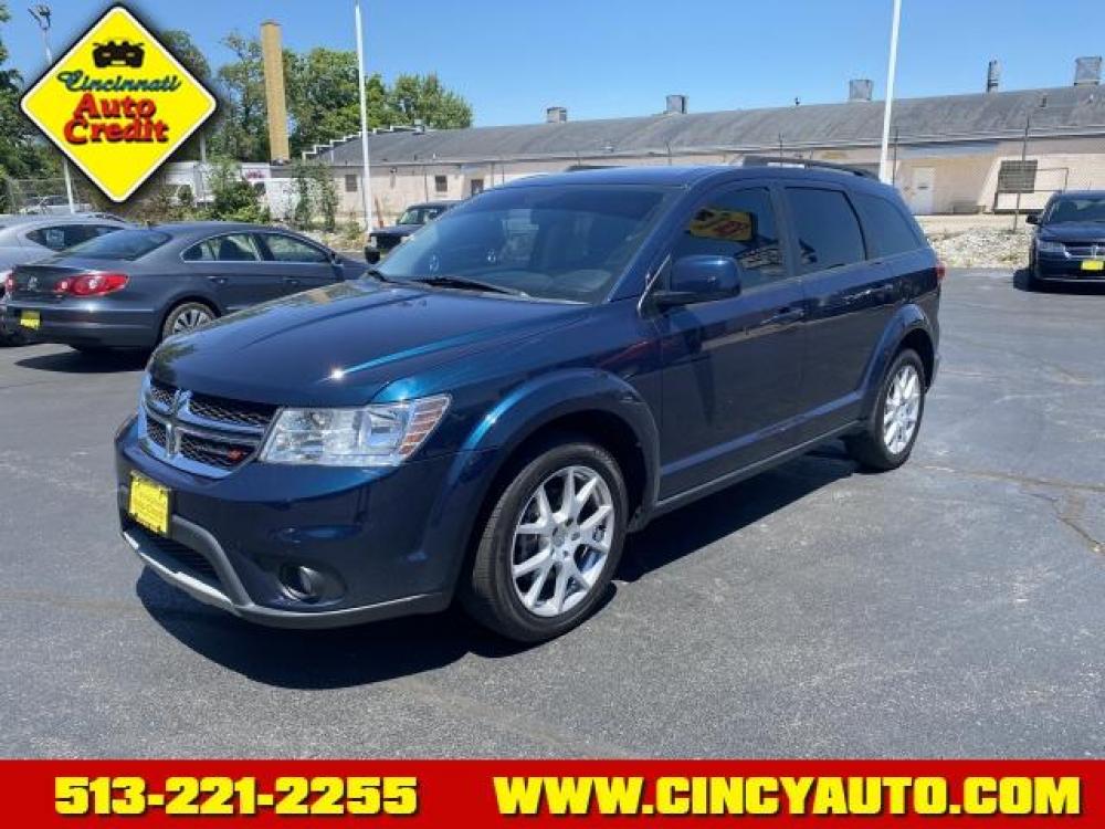 2015 Fathom Blue Pearl Coat Dodge Journey SXT (3C4PDCBG9FT) with an 3.6 6 Cylinder Sequential Multiport Fuel Injection engine, Automatic transmission, located at 2813 Gilbert Avenue, Cincinnati, OH, 45206, (513) 221-2255, 39.130219, -84.489189 - Photo #0