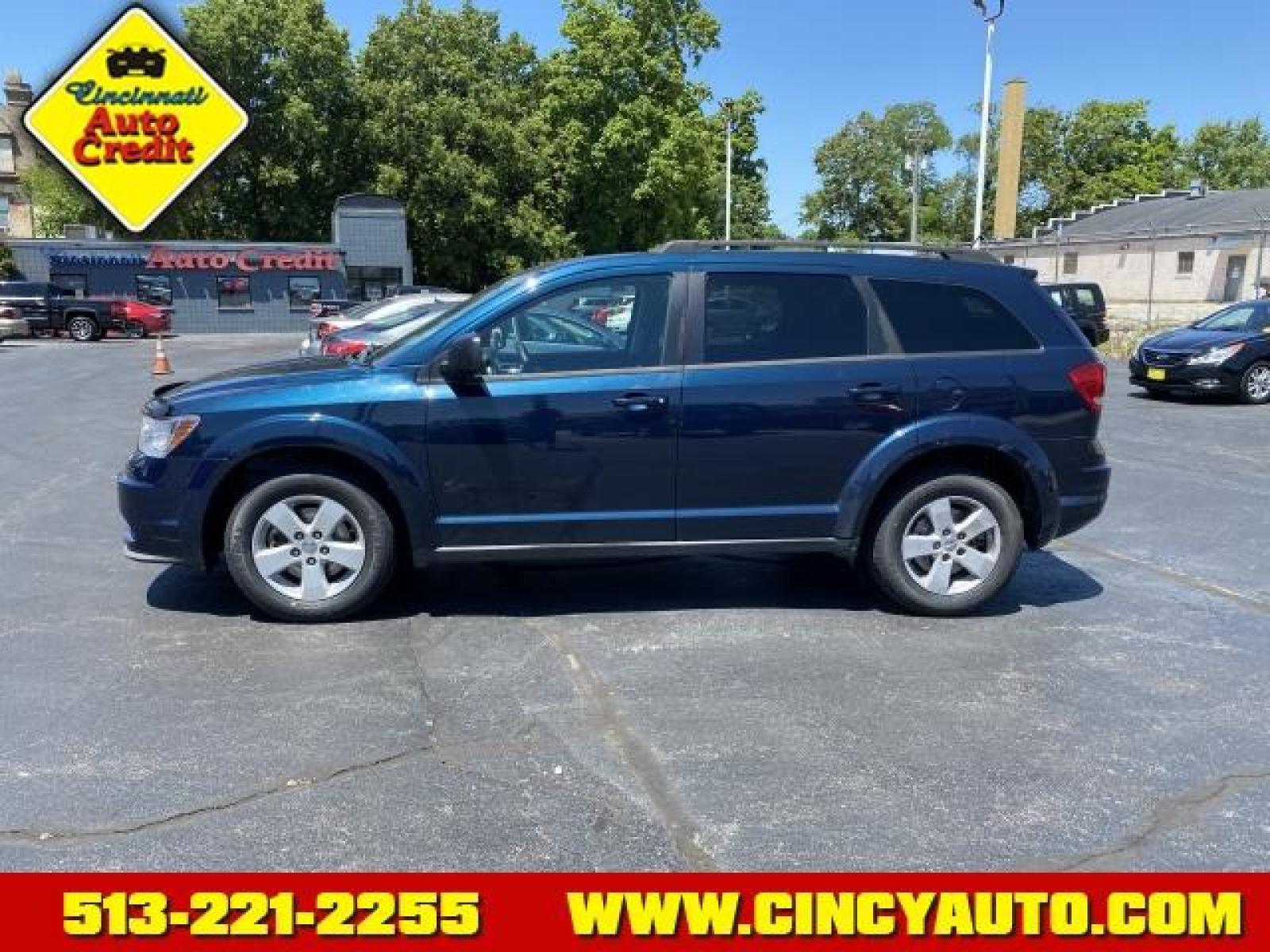 2013 Fathom Blue Pearl Coat Dodge Journey American Value Package (3C4PDCAB2DT) with an 2.4 4 Cylinder Sequential Multiport Fuel Injection engine, Automatic transmission, located at 2813 Gilbert Avenue, Cincinnati, OH, 45206, (513) 221-2255, 39.130219, -84.489189 - Photo #1