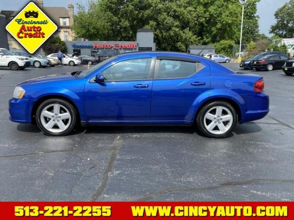 2012 Blue Streak Pearl Coat Dodge Avenger SXT (1C3CDZCB6CN) with an 2.4 4 Cylinder Sequential Multiport Fuel Injection engine, Automatic transmission, located at 2813 Gilbert Avenue, Cincinnati, OH, 45206, (513) 221-2255, 39.130219, -84.489189 - Photo #1