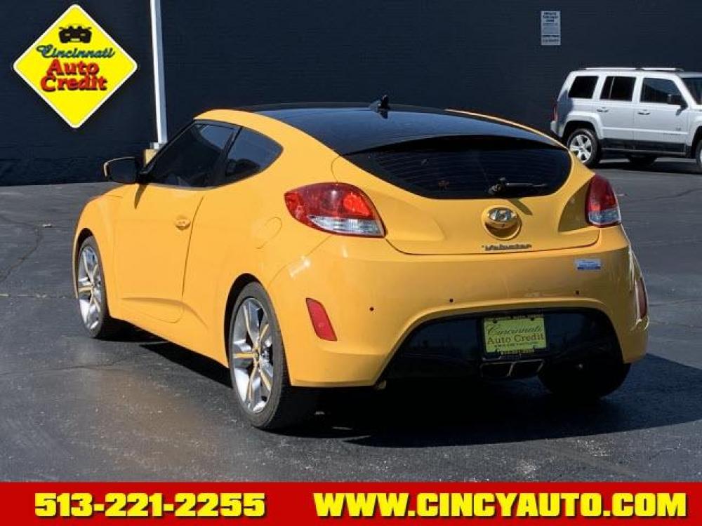 2013 26.2 Yellow Hyundai Veloster Base (KMHTC6AD5DU) with an 1.6 4 Cylinder Direct Injection engine, Automatic transmission, located at 2813 Gilbert Avenue, Cincinnati, OH, 45206, (513) 221-2255, 39.130219, -84.489189 - Photo #2