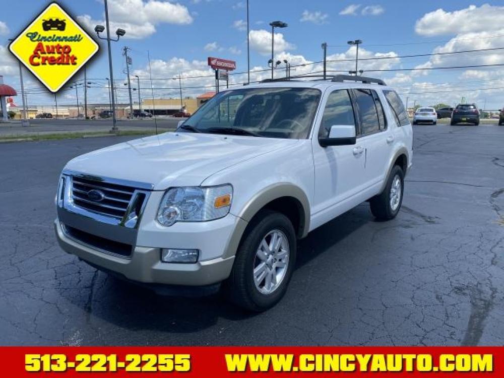 2010 White Platinum Metallic Tri-Coat Ford Explorer Eddie Bauer (1FMEU7EE1AU) with an 4.0 6 Cylinder Sequential Multiport Fuel Injection engine, Automatic transmission, located at 5489 Dixie Highway, Fairfield, OH, 45014, (513) 221-2255, 39.333084, -84.523834 - Photo #0