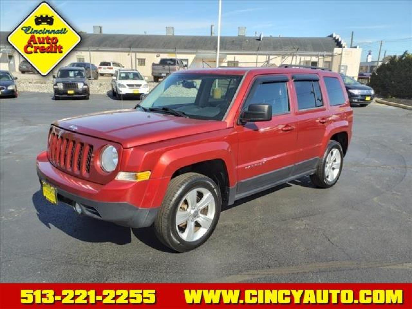 2014 Deep Cherry Red Crystal Pearl Coat Jeep Patriot Latitude (1C4NJRFB8ED) with an 2.4L 2.4L I4 172hp 165ft. lbs. Sequential Multiport Fuel Injection engine, 6-Speed Shiftable Automatic transmission, located at 2813 Gilbert Avenue, Cincinnati, OH, 45206, (513) 221-2255, 39.130219, -84.489189 - Photo #0