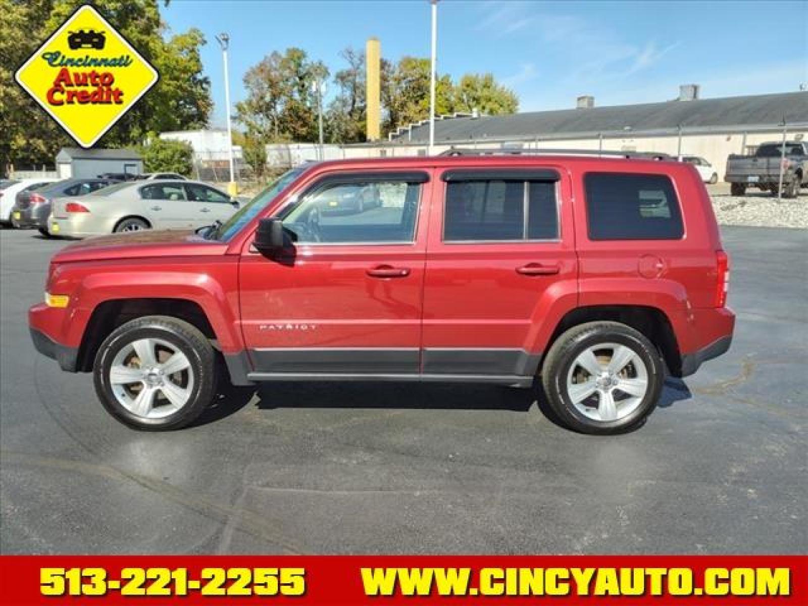 2014 Deep Cherry Red Crystal Pearl Coat Jeep Patriot Latitude (1C4NJRFB8ED) with an 2.4L 2.4L I4 172hp 165ft. lbs. Sequential Multiport Fuel Injection engine, 6-Speed Shiftable Automatic transmission, located at 2813 Gilbert Avenue, Cincinnati, OH, 45206, (513) 221-2255, 39.130219, -84.489189 - Photo #1