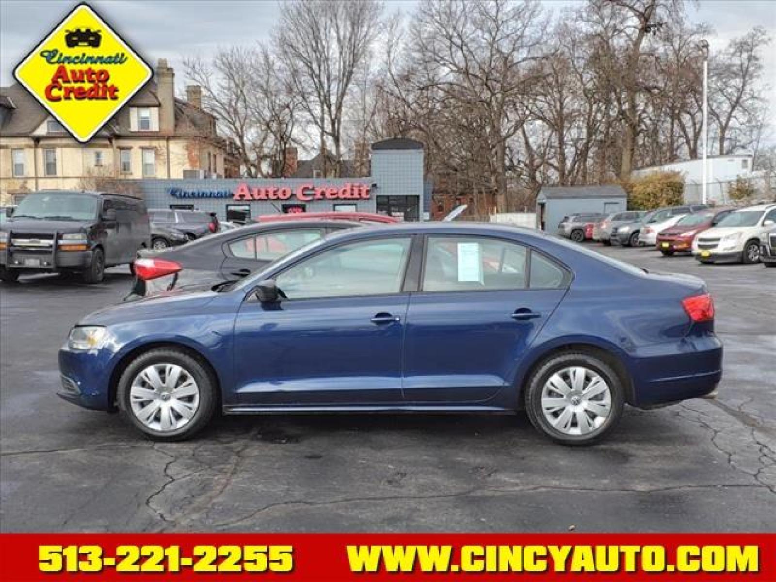 2013 Tempest Blue Metallic Volkswagen Jetta S (3VW2K7AJ3DM) with an 2.0L 2.0L I4 115hp 125ft. lbs. Fuel Injected engine, 6-Speed Shiftable Automatic transmission, located at 2813 Gilbert Avenue, Cincinnati, OH, 45206, (513) 221-2255, 39.130219, -84.489189 - Photo #1