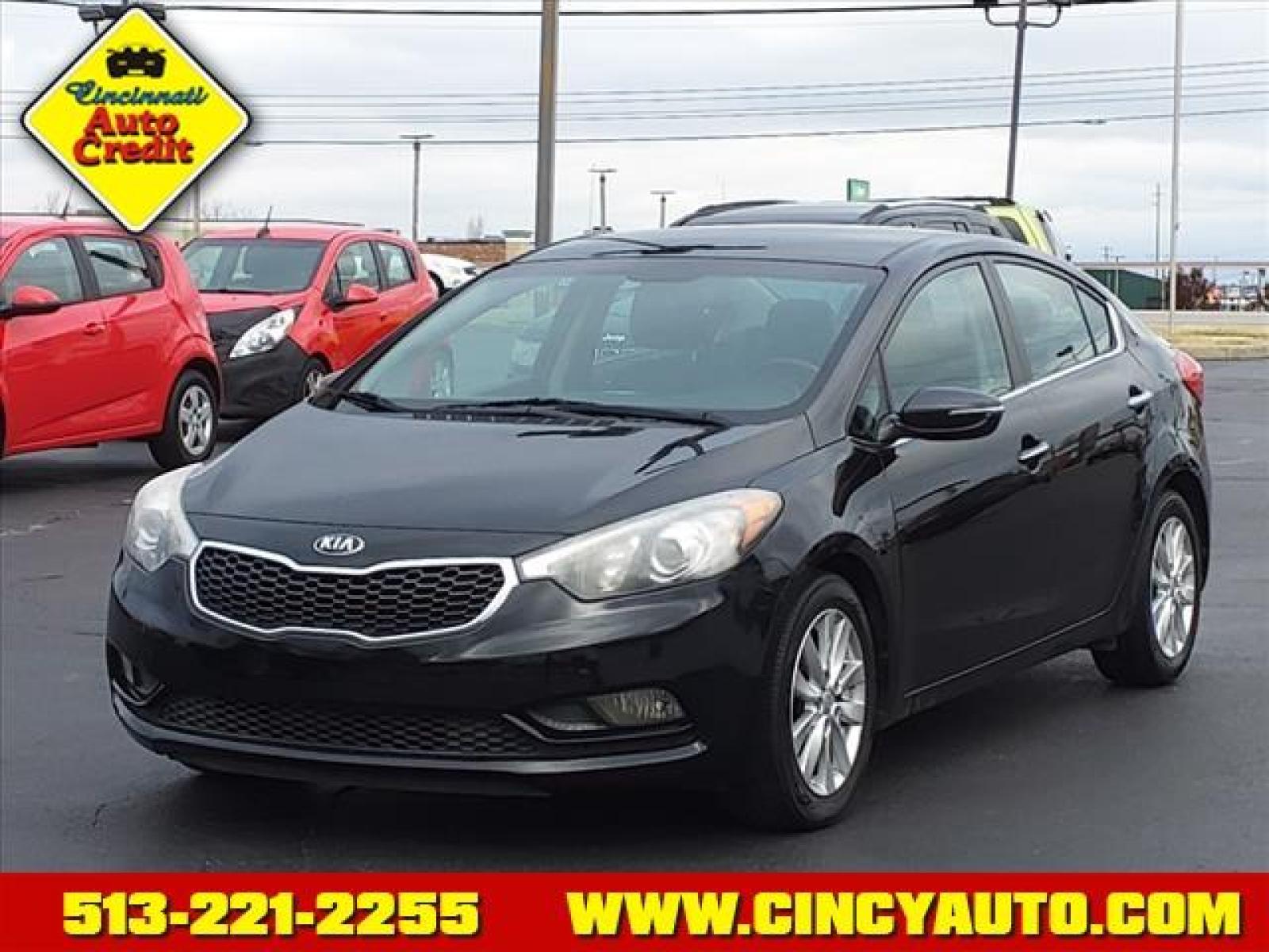2015 Aurora Black Kia Forte EX (KNAFX4A88F5) with an 2.0L 2.0L I4 173hp 154ft. lbs. Direct Injection engine, 6-Speed Shiftable Automatic transmission, located at 5489 Dixie Highway, Fairfield, OH, 45014, (513) 221-2255, 39.333084, -84.523834 - Photo #0