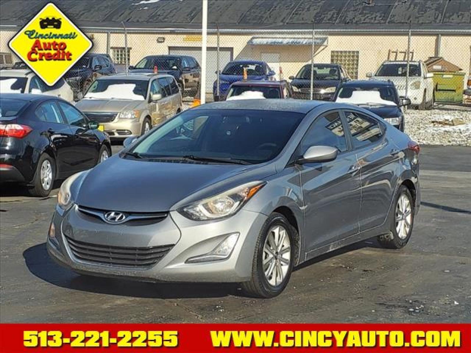 2014 Harbor Gray Metallic Hyundai ELANTRA SE (KMHDH4AE7EU) with an 1.8L 1.8L I4 145hp 130ft. lbs. Sequential Multiport Fuel Injection engine, 6-Speed Shiftable Automatic transmission, located at 2813 Gilbert Avenue, Cincinnati, OH, 45206, (513) 221-2255, 39.130219, -84.489189 - Photo #0