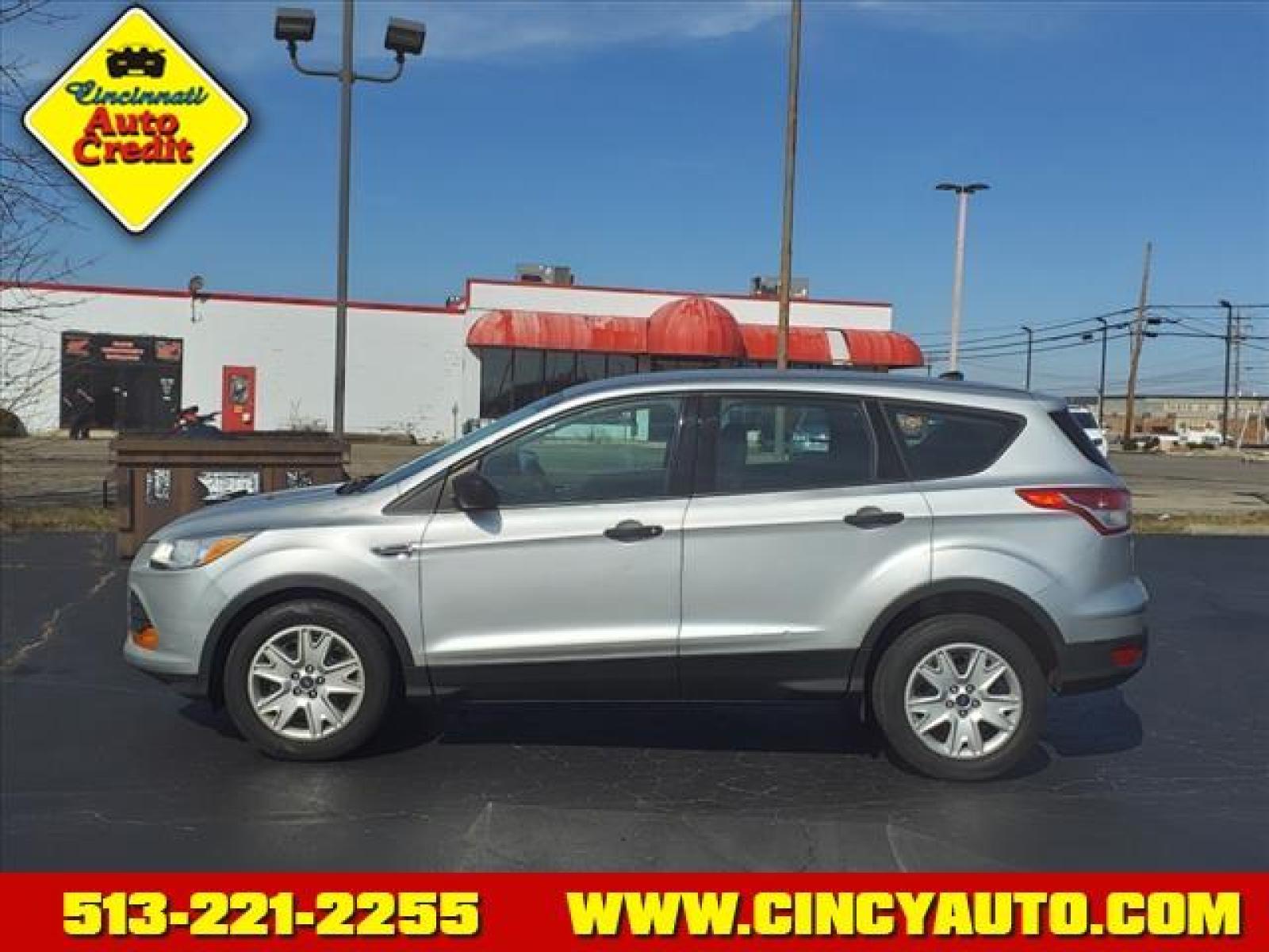 2014 Ingot Silver Metallic Ford Escape S (1FMCU0F70EU) with an 2.5L Duratec 2.5L I4 168hp 170 Sequential Multiport Fuel Injection engine, 6-Speed Shiftable Automatic transmission, located at 5489 Dixie Highway, Fairfield, OH, 45014, (513) 221-2255, 39.333084, -84.523834 - Photo #1