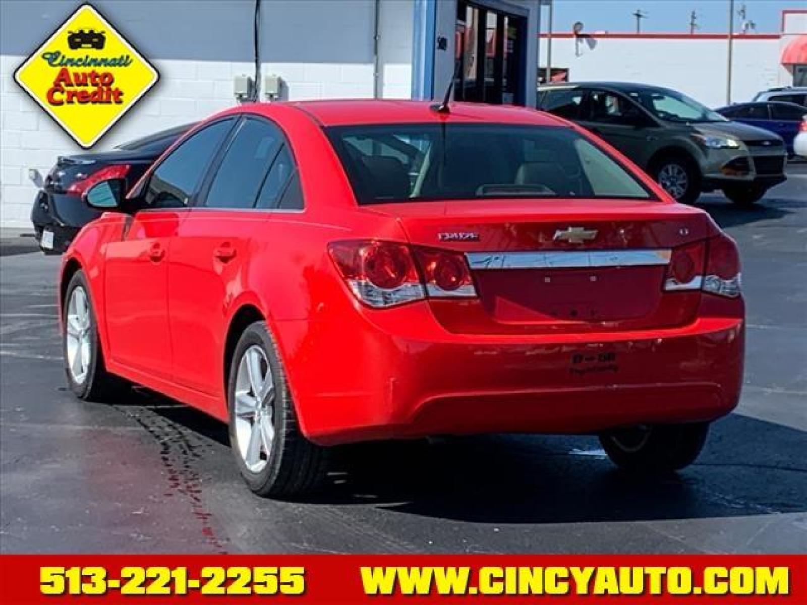 2014 Red Hot Chevrolet Cruze 2LT Auto (1G1PE5SB4E7) with an 1.4L Ecotec 1.4L Turbo I4 138h Sequential Multiport Fuel Injection engine, 6-Speed Shiftable Automatic transmission, located at 5489 Dixie Highway, Fairfield, OH, 45014, (513) 221-2255, 39.333084, -84.523834 - Photo #2