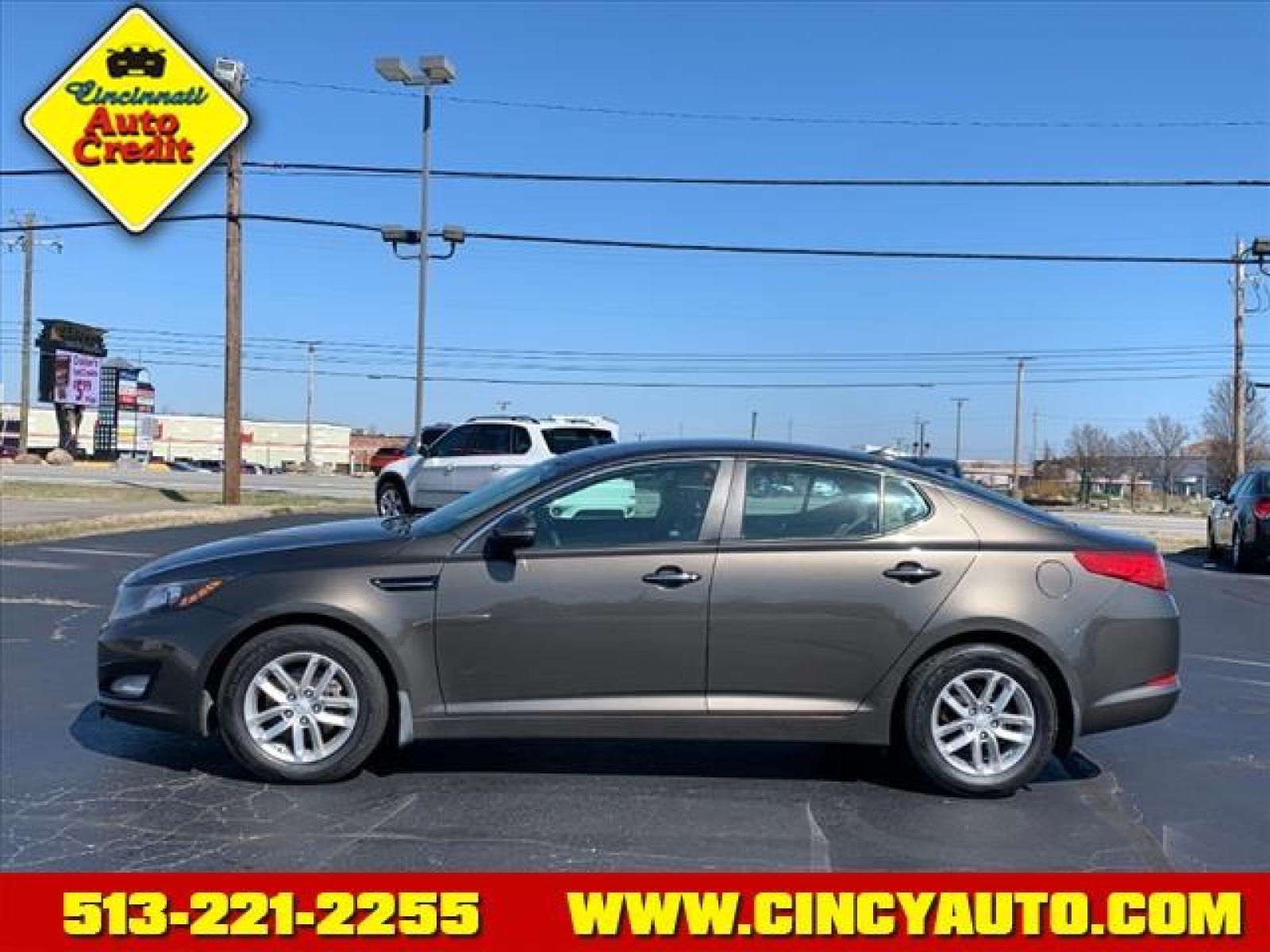 2013 Metal Bronze Kia Optima LX (5XXGM4A76DG) with an 2.4L 2.4L I4 200hp 186ft. lbs. Direct Injection engine, 6-Speed Automatic Sportmatic transmission, located at 5489 Dixie Highway, Fairfield, OH, 45014, (513) 221-2255, 39.333084, -84.523834 - Photo #1