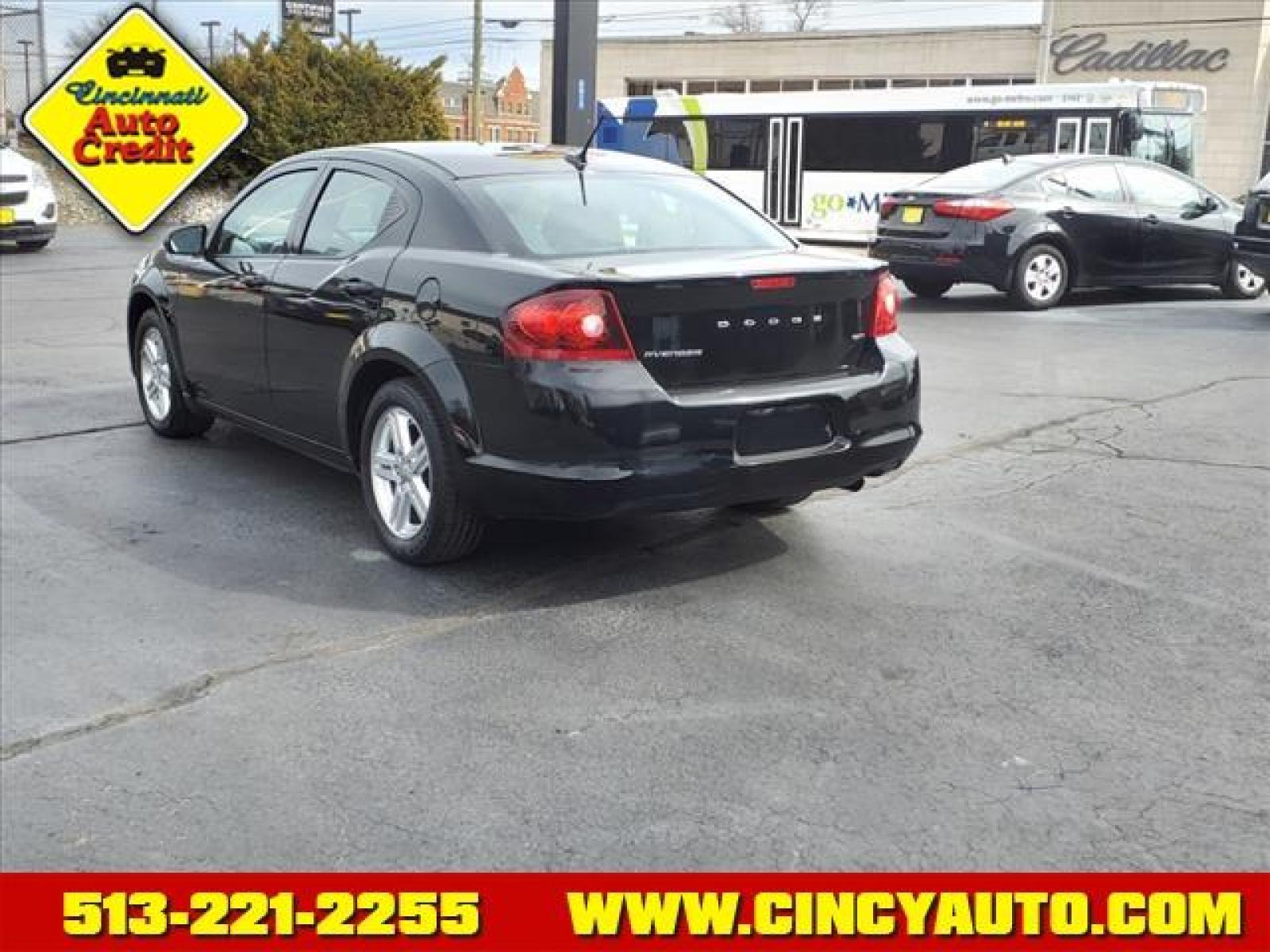 2013 Black Clear Coat Dodge Avenger SE (1C3CDZAB3DN) with an 2.4L 2.4L I4 173hp 166ft. lbs. Sequential Multiport Fuel Injection engine, 4-Speed Automatic transmission, located at 2813 Gilbert Avenue, Cincinnati, OH, 45206, (513) 221-2255, 39.130219, -84.489189 - Photo #2