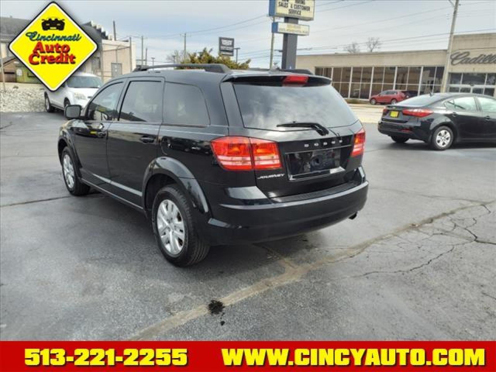 2016 Pitch Black Clear Coat Dodge Journey SE (3C4PDCAB0GT) with an 2.4L 2.4L I4 173hp 166ft. lbs. Sequential Multiport Fuel Injection engine, 4-Speed Shiftable Automatic transmission, located at 2813 Gilbert Avenue, Cincinnati, OH, 45206, (513) 221-2255, 39.130219, -84.489189 - Photo #2