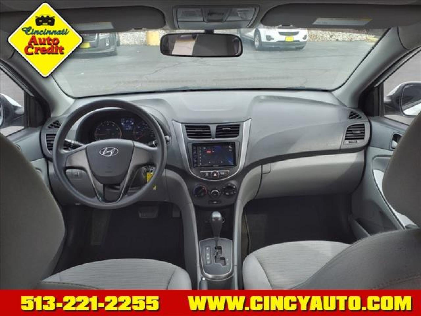 2016 White Hyundai Accent Base (KMHCT4AE9GU) with an 1.6L 4 Cylinder Fuel Injected engine, Automatic transmission, located at 2813 Gilbert Avenue, Cincinnati, OH, 45206, (513) 221-2255, 39.130219, -84.489189 - Photo #3