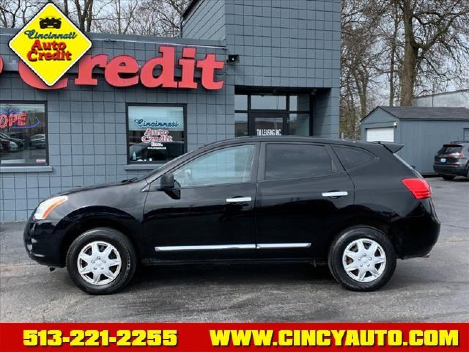 2012 Super Black Nissan Rogue S (JN8AS5MV9CW) with an 2.5L 2.5L I4 170hp 175ft. lbs. Sequential Multiport Fuel Injection engine, CVT transmission, located at 2813 Gilbert Avenue, Cincinnati, OH, 45206, (513) 221-2255, 39.130219, -84.489189 - Photo #1