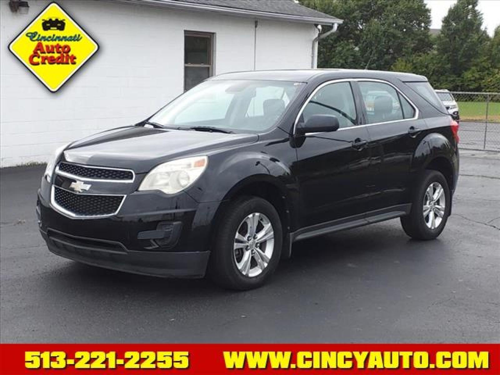 2012 Black Chevrolet Equinox LS (2GNALBEK1C1) with an 2.4L 2.4L I4 182hp 172ft. lbs. Sequential Electronic Fuel Injection engine, 6-Speed Shiftable Automatic transmission, located at 5489 Dixie Highway, Fairfield, OH, 45014, (513) 221-2255, 39.333084, -84.523834 - Photo #0