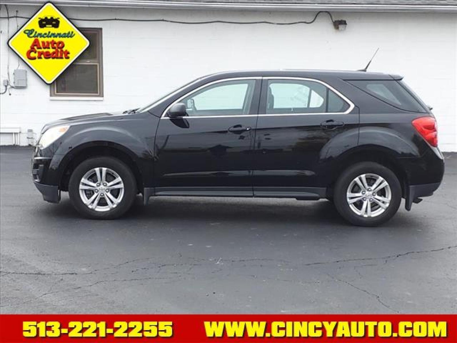 2012 Black Chevrolet Equinox LS (2GNALBEK1C1) with an 2.4L 2.4L I4 182hp 172ft. lbs. Sequential Electronic Fuel Injection engine, 6-Speed Shiftable Automatic transmission, located at 5489 Dixie Highway, Fairfield, OH, 45014, (513) 221-2255, 39.333084, -84.523834 - Photo #1