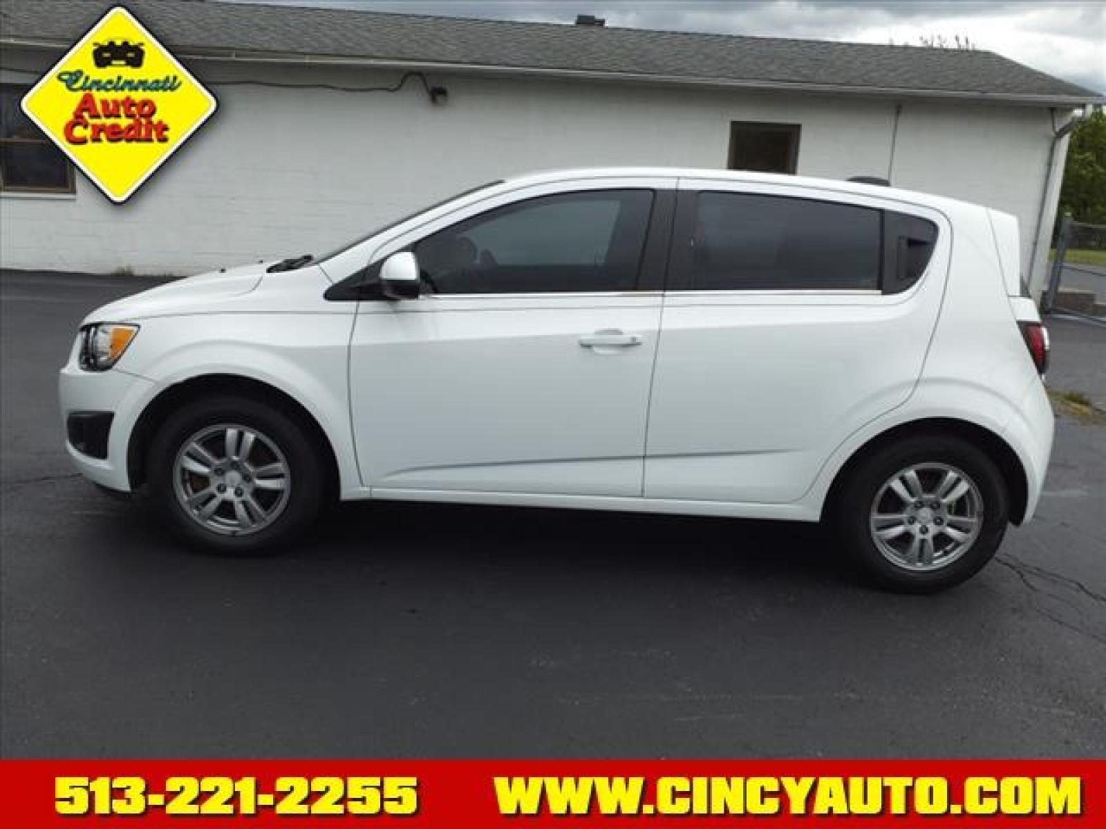 2016 Summit White Chevrolet Sonic LT Auto (1G1JC6SH1G4) with an 1.8L 4 Cylinder Sequential Multiport Fuel Injection engine, 6-Speed Shiftable Automatic transmission, located at 5489 Dixie Highway, Fairfield, OH, 45014, (513) 221-2255, 39.333084, -84.523834 - Photo #1