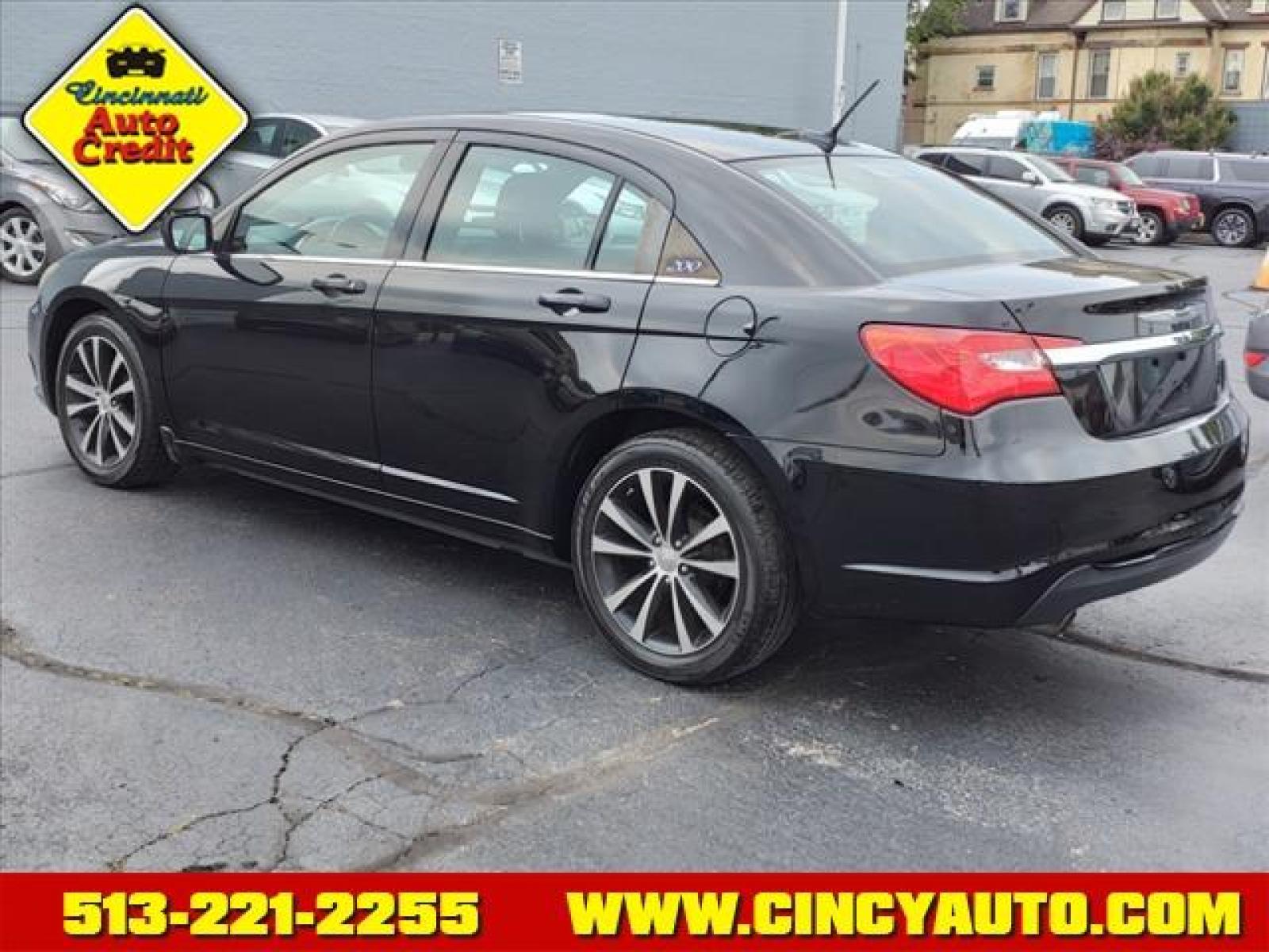 2014 Black Clear Coat Chrysler 200 Touring (1C3CCBBG2EN) with an 3.6L Pentastar 3.6L Flex Fuel Sequential Multiport Fuel Injection engine, 6-Speed Shiftable Automatic transmission, located at 2813 Gilbert Avenue, Cincinnati, OH, 45206, (513) 221-2255, 39.130219, -84.489189 - Photo #2