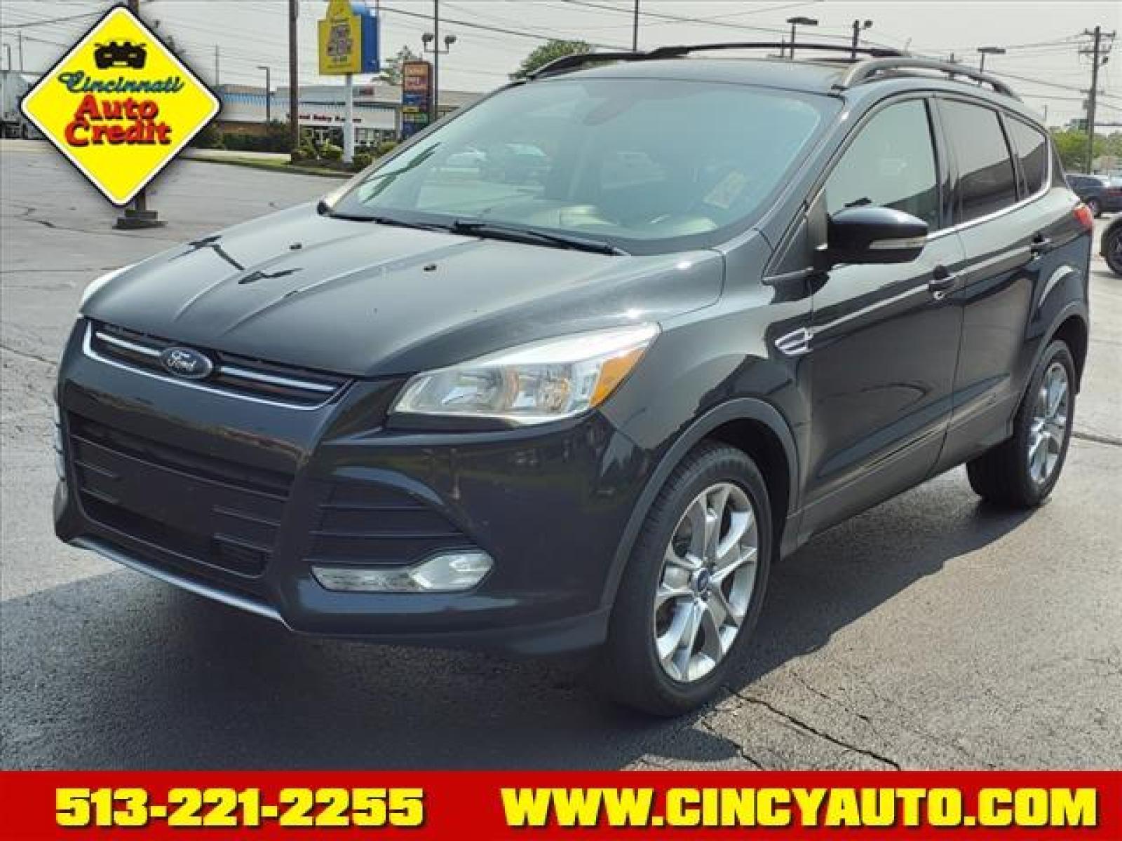 2013 Tuxedo Black Metallic Ford Escape SEL (1FMCU0H92DU) with an 2.0L EcoBoost 2.0L Turbo I4 24 Direct Injection engine, 6-Speed Shiftable Automatic transmission, located at 5489 Dixie Highway, Fairfield, OH, 45014, (513) 221-2255, 39.333084, -84.523834 - Photo #0