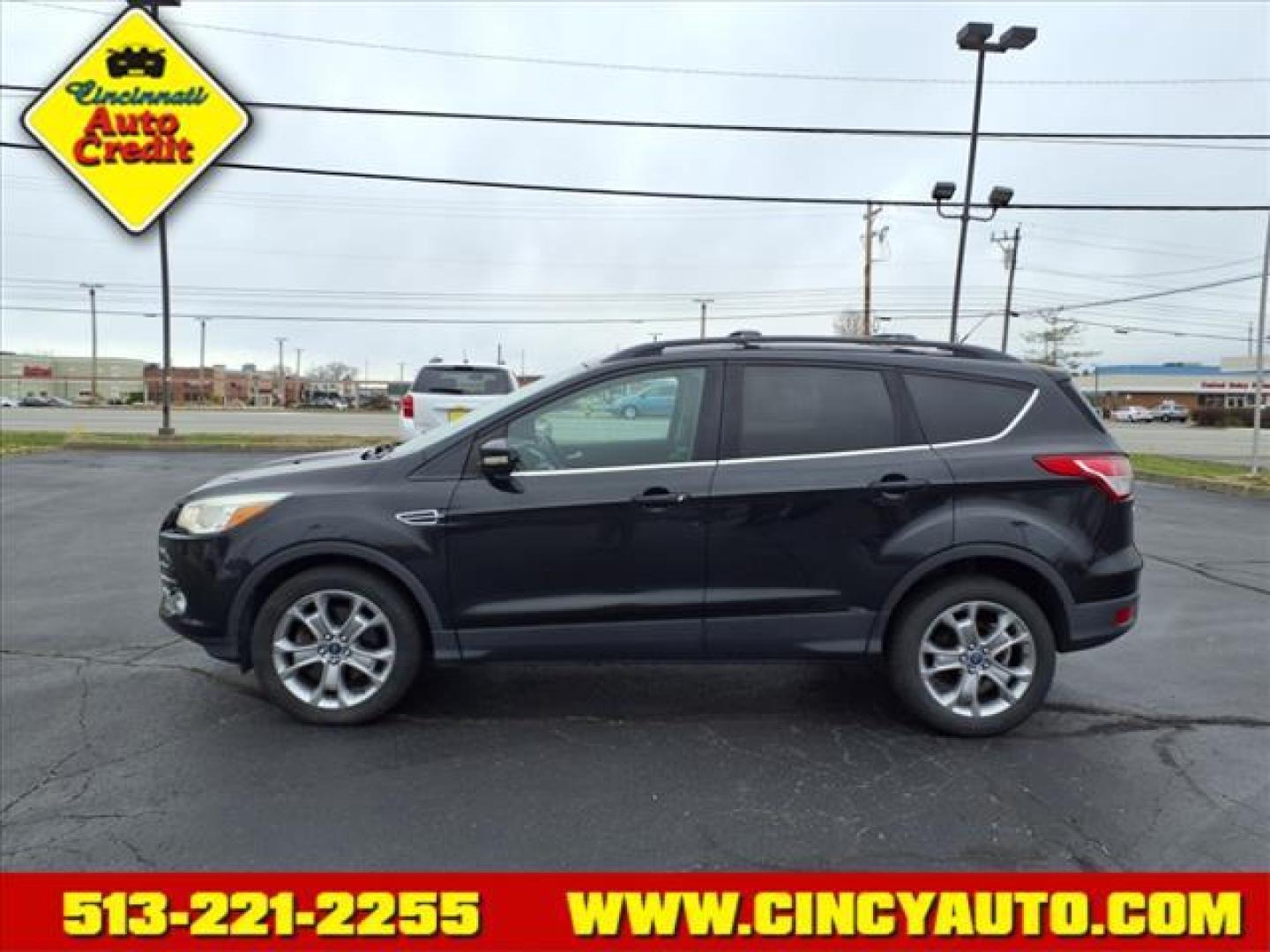 2013 Tuxedo Black Metallic Uh Ford Escape SEL (1FMCU0H92DU) with an 2.0L EcoBoost 2.0L Turbo I4 240hp 270ft. lbs. Direct Injection engine, 6-Speed Shiftable Automatic transmission, located at 5489 Dixie Highway, Fairfield, OH, 45014, (513) 221-2255, 39.333084, -84.523834 - Photo#1