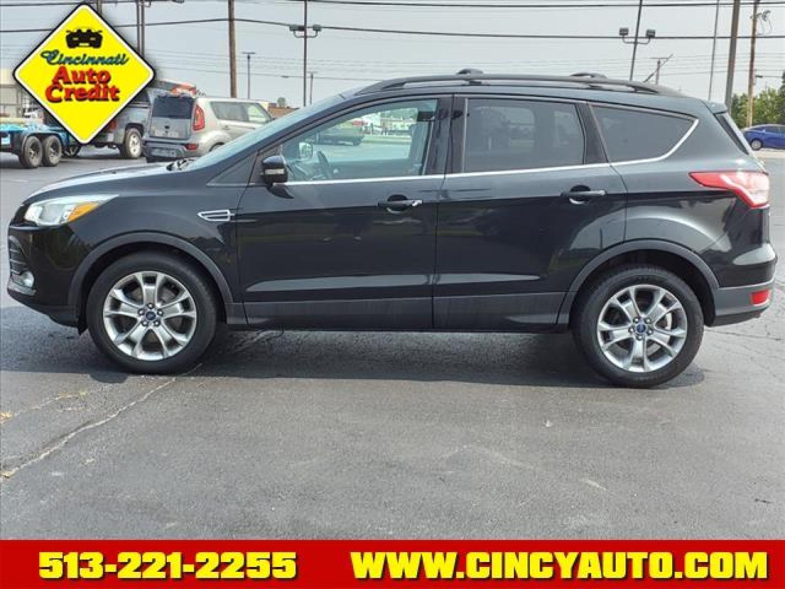 2013 Tuxedo Black Metallic Ford Escape SEL (1FMCU0H92DU) with an 2.0L EcoBoost 2.0L Turbo I4 24 Direct Injection engine, 6-Speed Shiftable Automatic transmission, located at 5489 Dixie Highway, Fairfield, OH, 45014, (513) 221-2255, 39.333084, -84.523834 - Photo #1