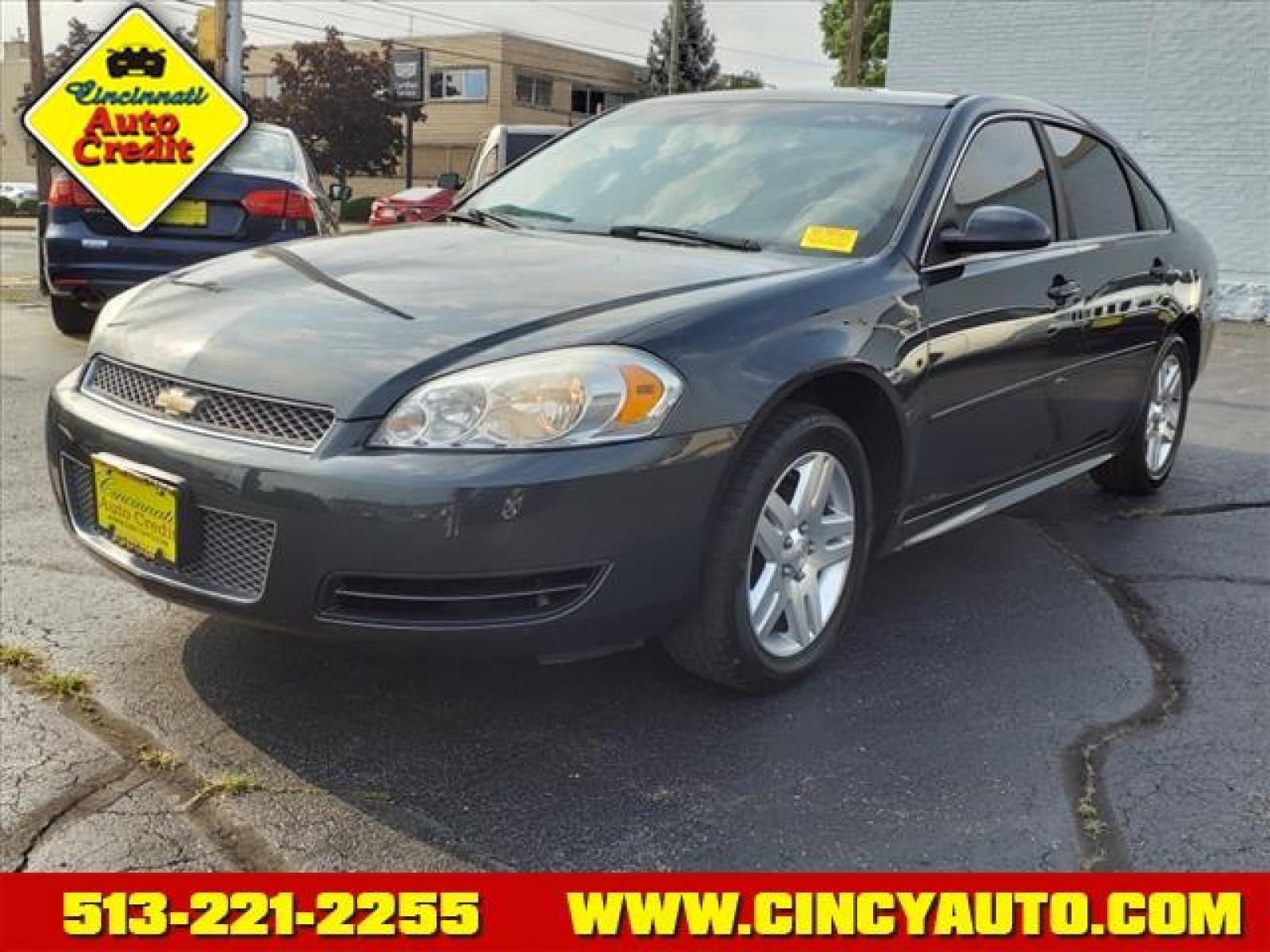 2013 Ashen Gray Metallic Chevrolet Impala LT (2G1WB5E33D1) with an 3.6L 3.6L Flex Fuel V6 300hp 2 Direct Injection engine, 6-Speed Shiftable Automatic w/Overdrive transmission, located at 2813 Gilbert Avenue, Cincinnati, OH, 45206, (513) 221-2255, 39.130219, -84.489189 - Photo #0