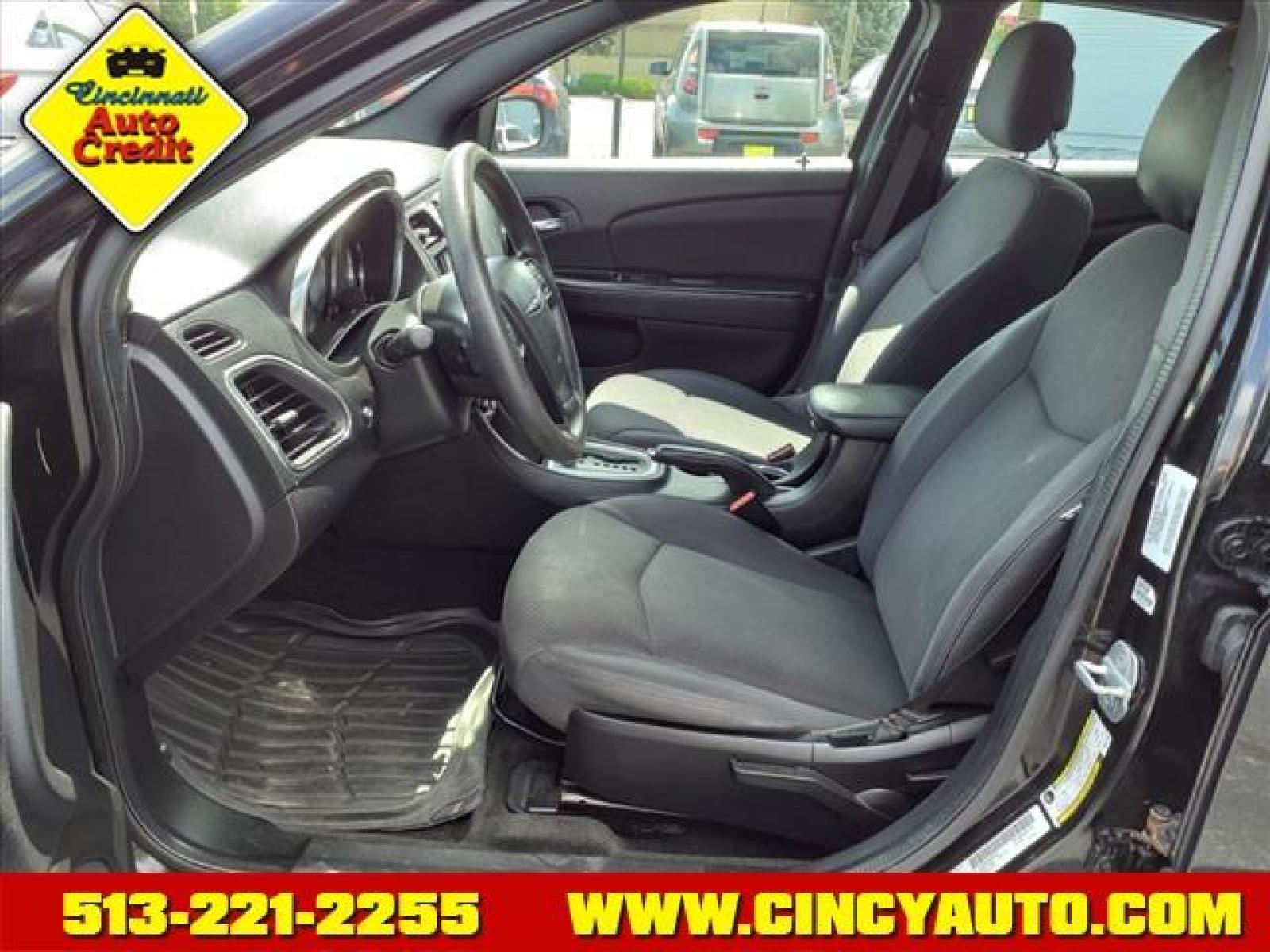2013 Black Clear Coat Chrysler 200 LX (1C3CCBAB7DN) with an 2.4L 2.4L I4 173hp 166ft. lbs. Sequential Multiport Fuel Injection engine, 4-Speed Automatic transmission, located at 2813 Gilbert Avenue, Cincinnati, OH, 45206, (513) 221-2255, 39.130219, -84.489189 - Photo #5